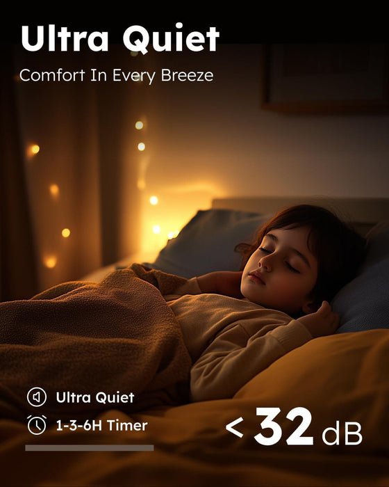 52 Inch Ceiling Fans with Lights and Remote, Black Low Profile Ceiling Fan, Flush Mount Style with 5 Blades, for Indoor Bedroom Living Room/Outdoor, 6 Speed Reversible DC Motor, 3CCT Dimmable LED