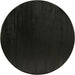 DLT-ABK-TP Dublin Dining Table - a round Wooden Table Top with Dropleaf & Pedestal Base, 42X42 Inch, Wirebrushed Black