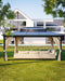 Hard Top Gazebo 12 Ft X16 Ft for All Weather, Double Polycarbonate Sheets Roof, Aluminum Alloy Frame, Net, and Curtain, Permanent Building for Patio, Deck, Backyard, Lawn, and Garden