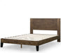Tonja Wood Platform Bed Frame with Headboard, Mattress Foundation with Wood Slat Support, No Box Spring Needed, Easy Assembly, Queen