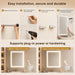 24X36 LED Bathroom Mirror with Lights, Backlit + Frontlit