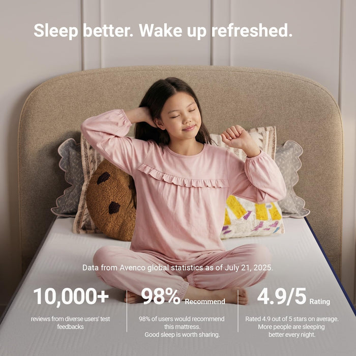 Syncdeep 8 Inch Full Mattress for Deep Sleep, Memory Foam Mattress