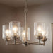 Winslow 19.75 Inch Brushed Nickel Chandelier Lighting