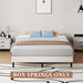 Queen Size Box Springs - 5 Inch Low Profile Mattress Foundation No Noise Heavy Duty Metal Basics Bed Base with Clean Fabric Cover, Easy Assembly