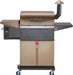 8-In-1 Outdoor BBQ Grill with PID 3.0 Controller, Wood Pellet Smoker, Auto Temperature Control, Huge Storage Cabinet Side Shelf with Tool Hooks, 572 Sq in Cooking Area for Camping Party