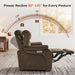 Zero Wall Hugger Power Recliner Chair for Adult ST257 ((Coffee)
