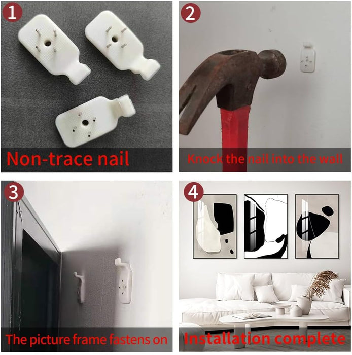 Abstract Wall Art Prints, Framed Wall Art for Living Room, Bedroom, Dining Room, Nursery, Office, Kitchen, Bathroom (White, 16"X 24" X 3 Panel)