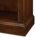 Cherry Veneer Bookcase with Distressed-Finish, Tall Open Bookshelf and Wood Shelves for Office or Bedroom Use, Brown