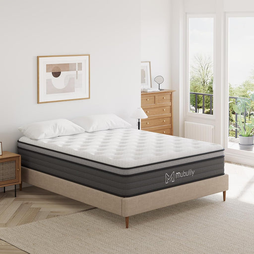 Full Hybrid Mattress, 8 Inch, Medium-Firm, Gel Memory Foam