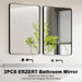24x36 Matte Black Rectangular Mirrors Bathroom Vanity