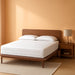 Alyssa Japandi Walnut Brown Wood Queen Size Platform Bed