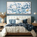Blue Ocean ExtraLargeSize Canvas Wall Art 29x58Inches