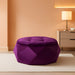 Kiin Velvet Storage Ottoman, Medium Ottoman Foot Rest, Foot Stools Ottoman with Storage, Living Room Sofa Couch Extra Seat, Modern Coffee Table for Home Office, Purple