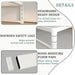 Queen Bed Frame, 16 in Reinforced Heavy Duty Metal Platform Bed, White