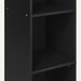 FiveCube Bookcase Black Storage Shelving Unit Modern