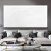 Large Wall Art Modern Canvas Picture Abstract Wall Decor White Line Art for Living Room Neutral Artwork for Office Bedroom 29"X58" Geometric Painting