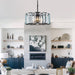 TwentyInch Modern Luxe OnyxBlack Crystal Chandelier FiveLight