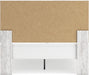 Signature Design by Ashley Cayboni Farmhouse Queen Panel Bed, Foundation or Box Spring Needed, Whitewash