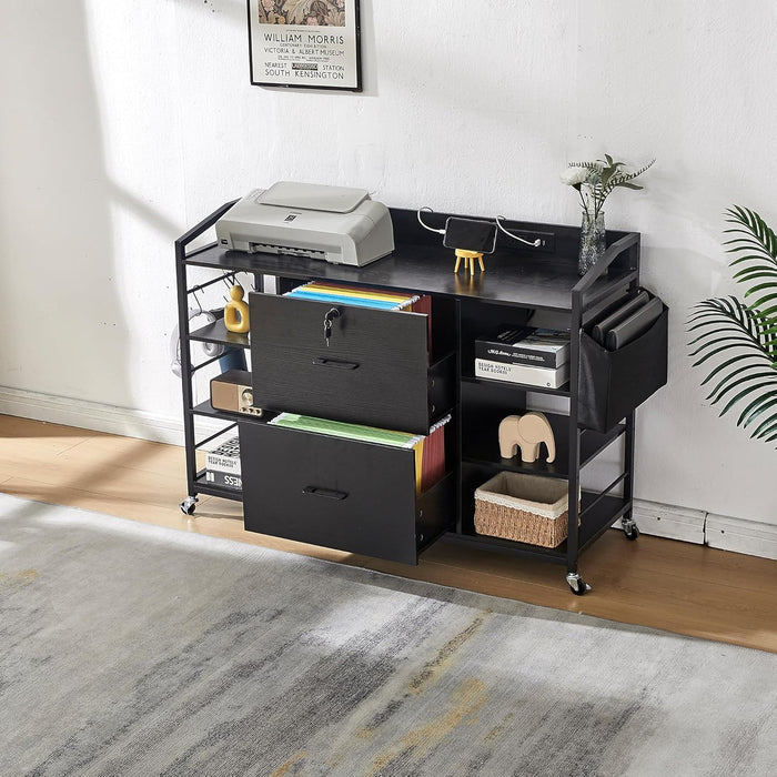 45 Inch IndustrialGrade Filing Cabinet With Locking
