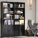 70-Inch Tall Industrial-Grade 6-Shelf Bookcases With Doors