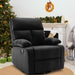 Swivel Rocker Recliner, Small Rocking Recliners for Small Spaces, Rocking Recliner Chair for Living Room, RV, Bedroom, Nursery, Black