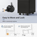 3 Drawer File Cabinet with Lock, Fully Assembled except Casters