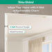 48X30 Frameless Bathroom Mirror Rectangle, Tempered Beveled Mirror for Bathroom Vanity with 1" Beveled Edge, Shatterproof Modern Wall Mirrored for Living Room, Entryway, Restroom