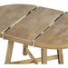 Merax Farmhouse Extendable round Wood Dining Table