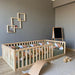 Savannah - Montessori, Toddler Floor Bed, Kids, Handmade, Children’S Furniture, Slats, Wooden, Rails, Entrance, Solid Wood, Natural