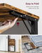 31.5Inch Collapsible Tray Desk RusticBrown Premium Finish