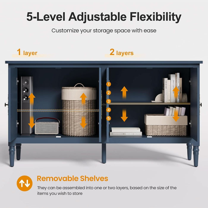 Sideboard Buffet Cabinet with Storage, Kitchen Buffet Cabinet
