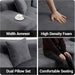 119 Inch Greyish Contemporary Modular Sectional Sofa