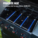 4-Burner Gas Grill with Side Tables, 36,000 BTU, 559 Sq. In., Black | Outdoor Propane BBQ Grill with Premium Enameled Coated Chamber Body & Porcelain-Enameled Grates for Deck Party & Patio BBQ
