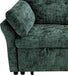 3 in 1 Sleeper Sofa Bed Reclining Convertible Couch with USB & Wheels – Adjustable Lounge Chair for Living Room Apartment 3-Seater 89.8 Inch in Green