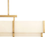 1-2330-5-60 Orleans 5-Light Island in Distressed Gold