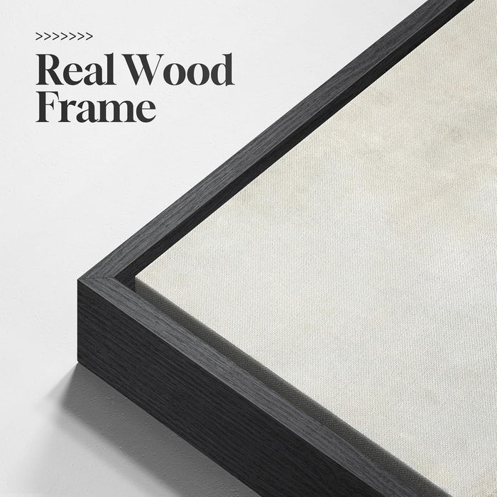 Framed Nature Landscape Canvas Triptych 24x36 Inches