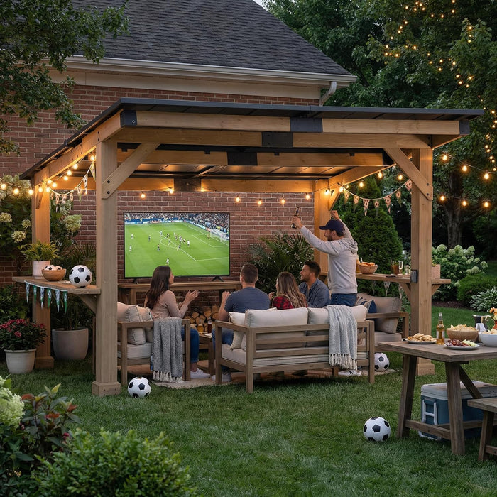 12x10 Outdoor Grill Gazebo With PremiumQuality Hardtop