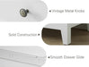 White Dresser for Bedroom,4 Chest of Drawers Dresser,Tall Nightstand Modern Clothes Organizer Cabinet for Bedroom,Closets,Hallway