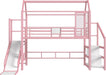 Twin IndustrialStrength Loft Bed With Integrated Slide