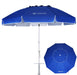 8 Feet Large Beach Umbrella with Sand Anchor Heavy Duty High Wind Portable Outdoor Umbrellas UV 50+ Protection Air Vent Tilt Patio Garden Pool