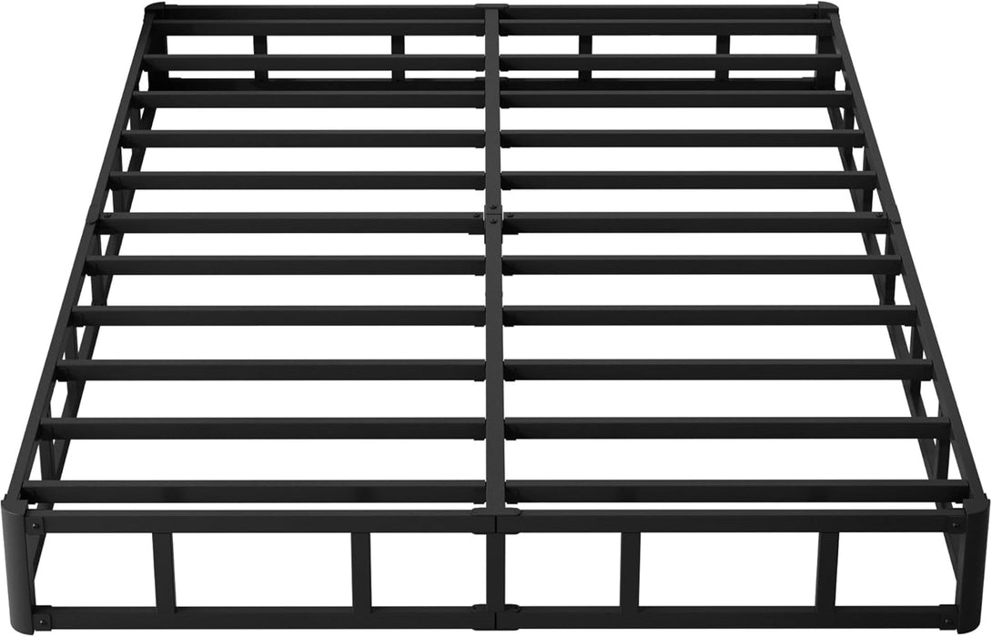 9 Inch Box Spring for Queen Bed, Heavy Duty Metal Box Spring Bed Base with Fabric Cover, Mattress Foundation, Easy Assembly, Noise Free, Black