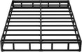 9 Inch Box Spring for Queen Bed, Heavy Duty Metal Box Spring Bed Base with Fabric Cover, Mattress Foundation, Easy Assembly, Noise Free, Black