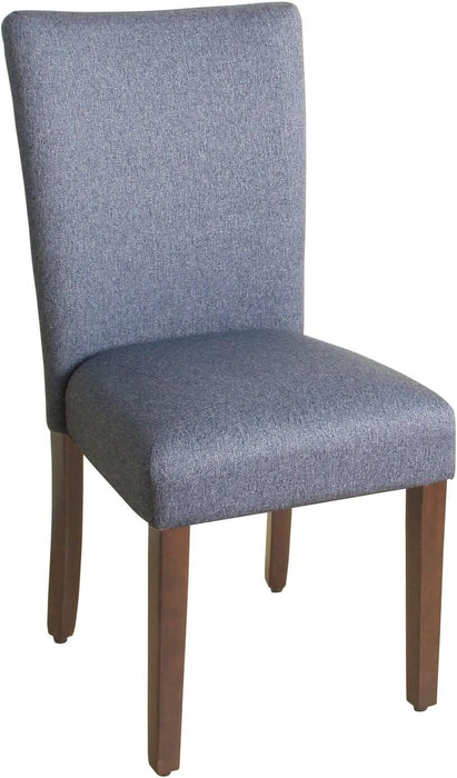 Parsons Classic Upholstered Accent Dining Chair, Single Pack, Blue