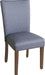 Parsons Classic Upholstered Accent Dining Chair, Single Pack, Blue