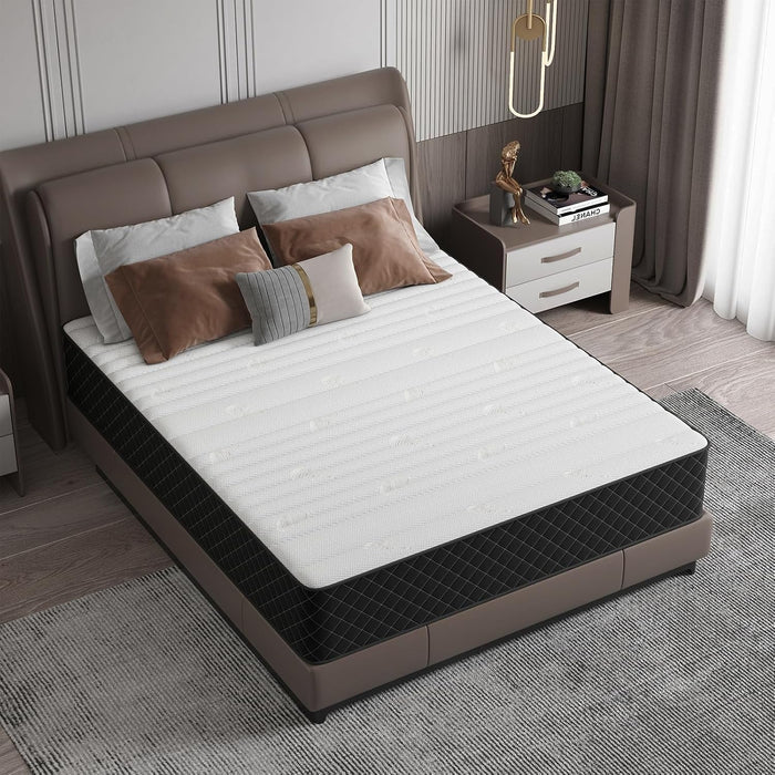 12 Inch Queen Mattress, Hybrid with Motion-Isolating Pocket Springs
