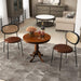 DarkWalnut Round Dining Table 32InchDiameter ProFinish