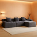 119 Inch Greyish Contemporary Modular Sectional Sofa