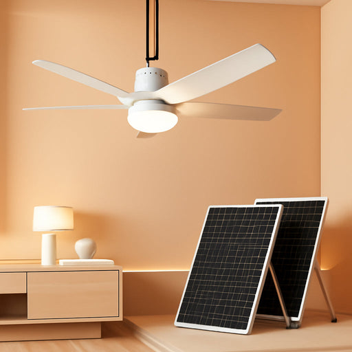 Solar Outdoor Ceiling Fan 31 LED Dimming System