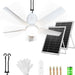 Solar Outdoor Ceiling Fan 31 LED Dimming System