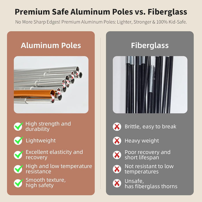 Kids Play Tent Little Mouse Design - Large 55" Indoor Playhouse with Premium Aluminum Poles, Soft Peach Skin Fabric, 1 Door & 3 Windows for Boys and Girls Ages 3+, Warm Play Room & Home Decor (Mousie)